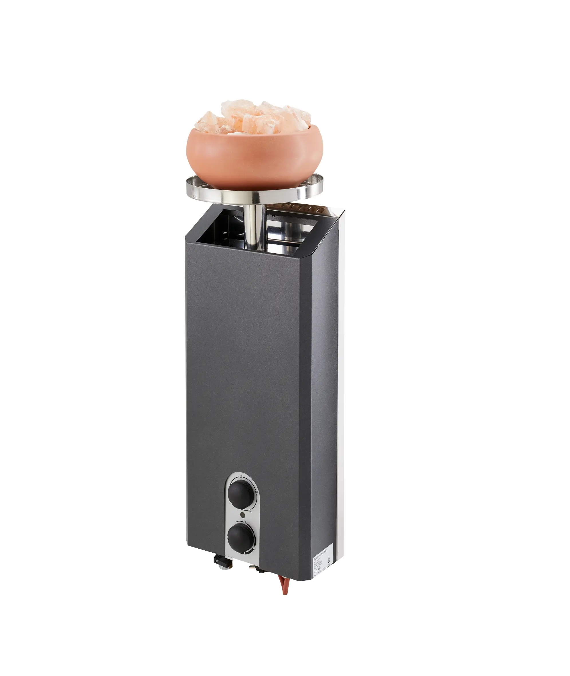 Salzschale über dem Saunaofen